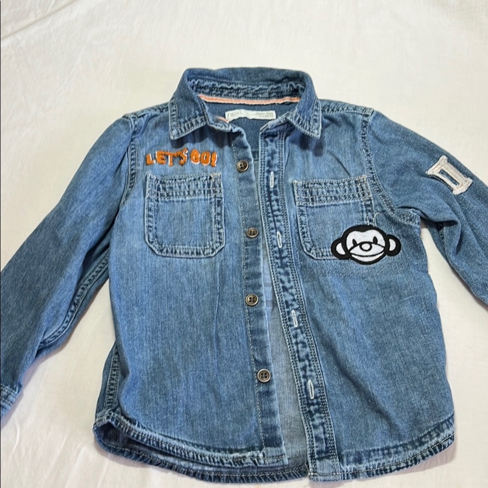 2-3T Next denim button down shirt